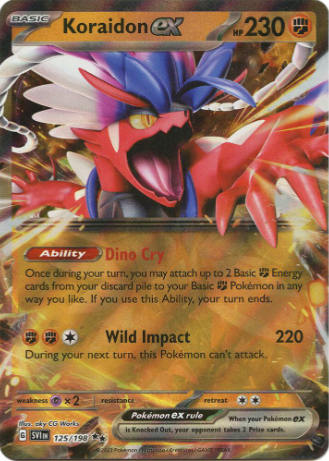 Koraidon ex - 125/198 - Scarlet & Violet Base