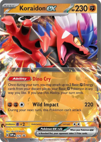 Koraidon ex - SVP 029 - Scarlet & Violet Promos