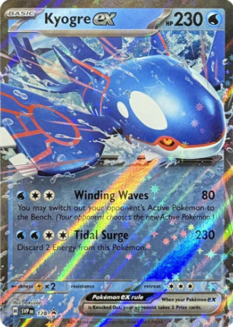 Kyogre ex - SVP 178 - Scarlet & Violet Promos