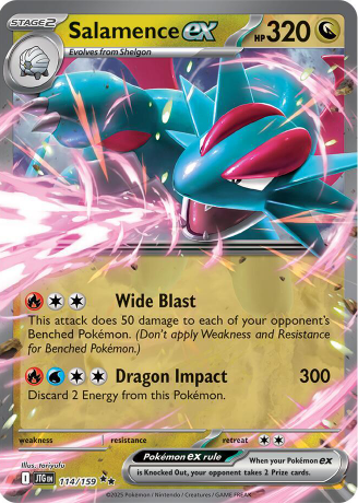 Salamence ex - 114/159 - Journey Together