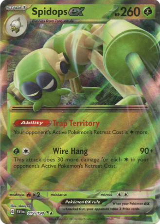Spidops ex - 019/198 - Scarlet & Violet Base