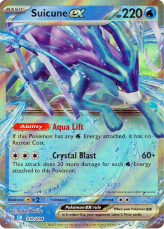 Suicune ex - 010/034 - Trading Card Game Classic