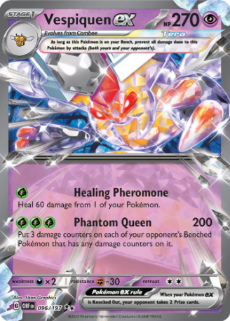 Vespiquen ex - 096/197 - Obsidian Flames