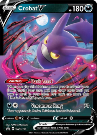 Crobat V - SWSH110 - Sword & Shield Promos