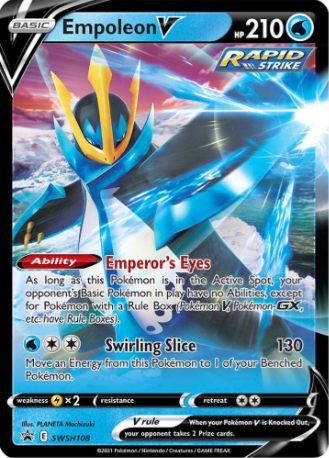 Empoleon V - SWSH108 - Sword & Shield Promos