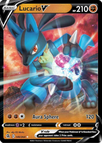 Lucario V - 146/264 - Fusion Strike