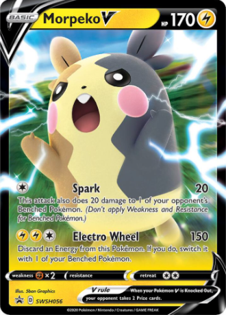 Morpeko V - SWSH056 - Sword & Shields Promos