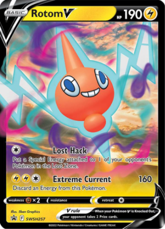 Rotom V - SWSH257 - Sword & Shield Promos