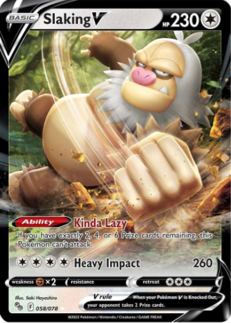 Slaking V - 58/78 - Pokemon GO