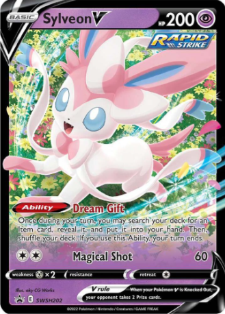Sylveon V - SWSH202 - Sword & Shield Promos