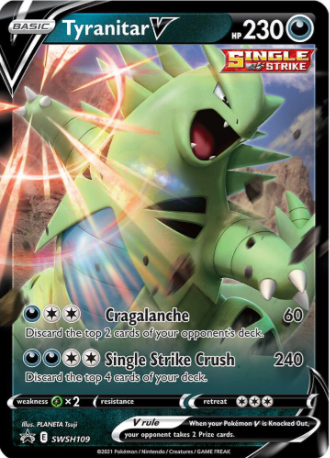 Tyranitar V - SWSH109 - Sword & Shield Promos