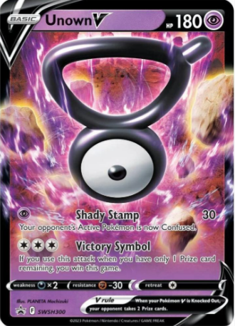 Unown V - SWSH300 - Sword & Shield Promos