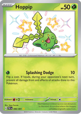 Hoppip Baby Shiny - 096/091 - Paldean Fates