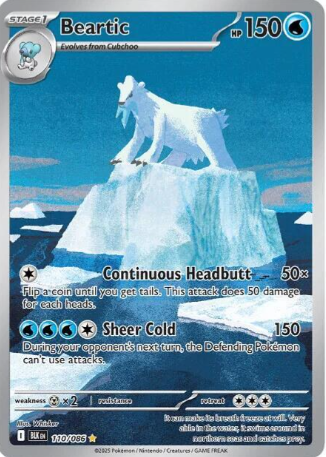 Beartic Illustration Rare - 110/86 - Black Bolt