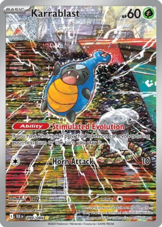 Karrablast Illustration Rare - 94/86 - Black Bolt