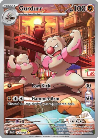 Gurdurr Illustration Rare - 126/86 - Black Bolt