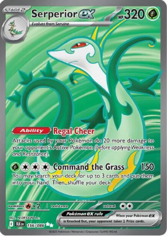 Serperior ex Full Art - 156/86 - Black Bolt