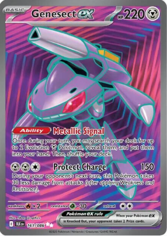 Genesect ex Full Art - 161/86 - Black Bolt
