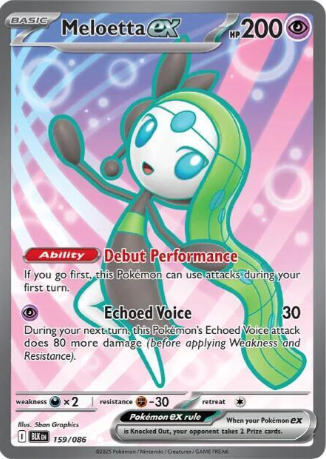Meloetta ex Full Art - 159/86 - Black Bolt