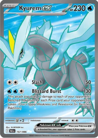 Kyurem ex Full Art - 157/86 - Black Bolt