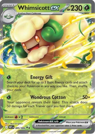 Whimsicott ex - 5/86 - White Flare