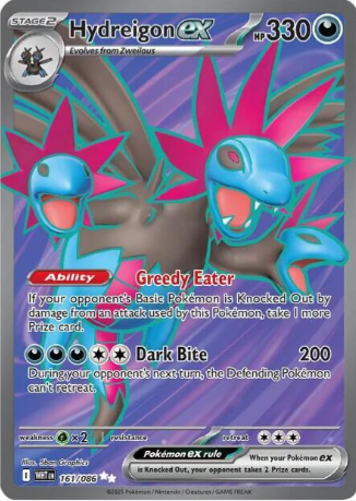 Hydreigon ex Full Art - 161/86 - White Flare