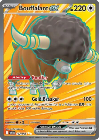 Bouffalant ex Full Art - 162/86 - White Flare