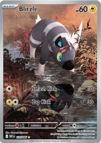 Blitzle Illustration Rare - 114/86 - White Flare
