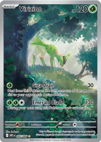 Virizion Illustration Rare - 95/86 - White Flare