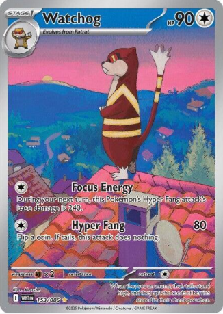 Watchog Illustration Rare - 153/86 - White Flare