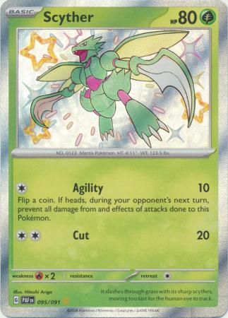 Scyther Baby Shiny - 095/091 - Paldean Fates