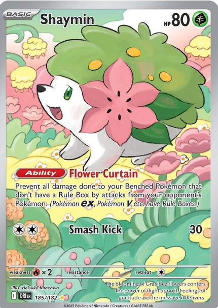 Shaymin Illustration Rare - 185/182 - Destined Rivals