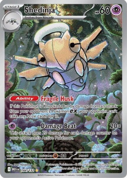 Shedinja Illustration Rare - 144/132 - Mega Evolution