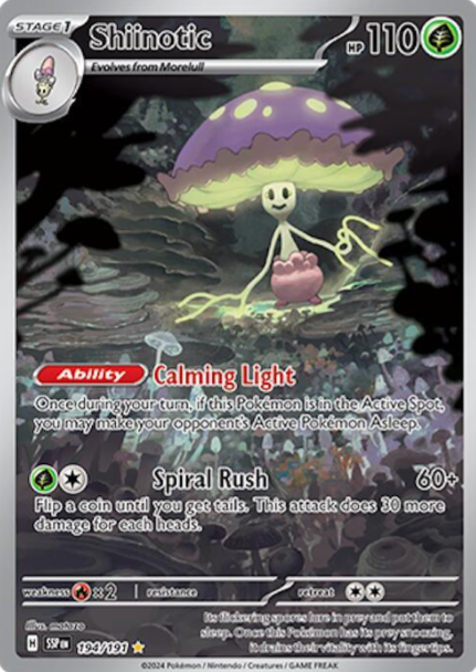 Shiinotic Illustration Rare - 194/191 - Surging Sparks