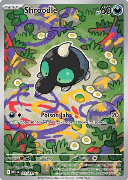 Shroodle Illustration Rare - 149/132 - Mega Evolution
