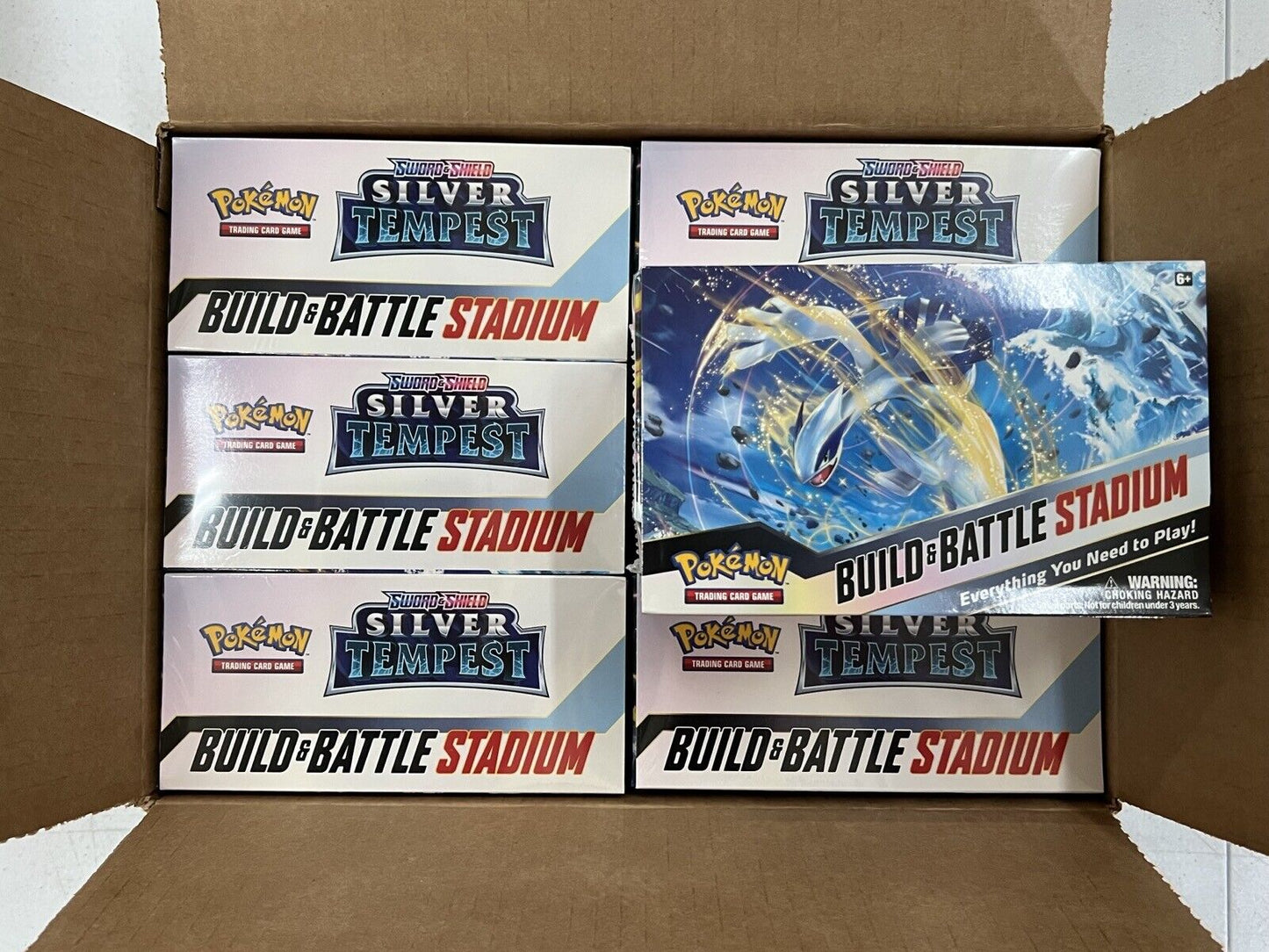 Silver Tempest Build and Battle Stadium Sealed Case