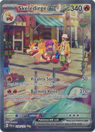 Skeledirge ex Special Illustration Rare - 258/193 - Paldea Evolved