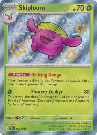 Skiploom Baby Shiny - 097/091 - Paldean Fates
