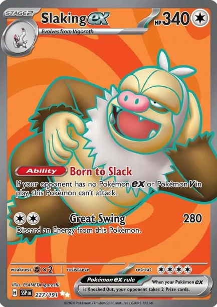 Slaking ex Full Art - 227/191 - Surging Sparks
