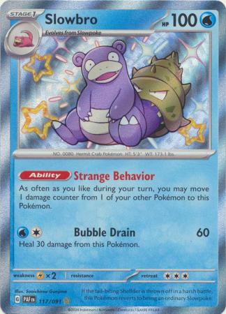 Slowbro Baby Shiny - 117/091 - Paldean Fates