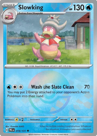 Slowking Pokeball Reverse Holo - 019/131 - Prismatic Evolutions