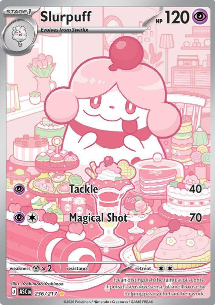 Slurpuff Illustration Rare - 236/217 - Ascended Heroes