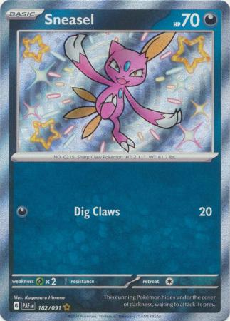 Sneasel Baby Shiny - 182/091 - Paldean Fates