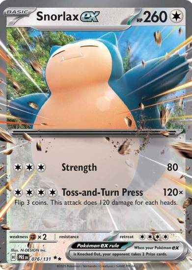 Snorlax ex - 076/131 - Prismatic Evolutions