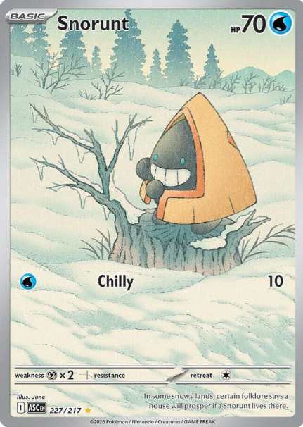 Snorunt Illustration Rare - 227/217 - Ascended Heroes