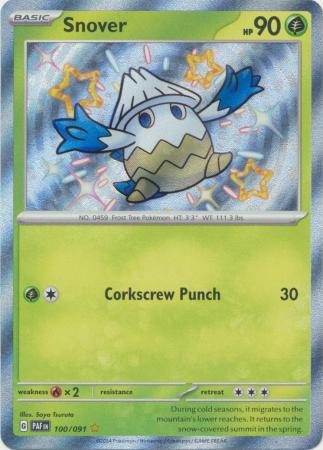 Snover Baby Shiny - 100/091 - Paldean Fates