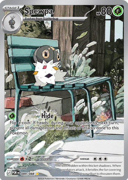 Spewpa Illustration Rare - 89/88 - Perfect Order