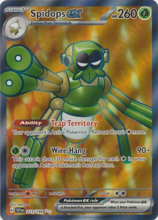 Spidops EX Full Art - 223/198 - Scarlet & Violet