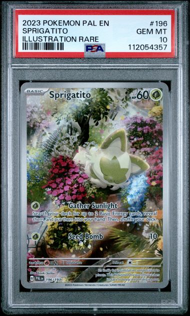 Sprigatito Illustration Rare - PSA 10 - Paldea Evolved