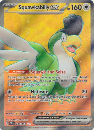 Squawkabilly ex Full Art - 247/193 - Paldea Evolved